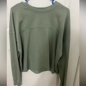 No Boundaries Women's Green Pullover